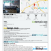 editable template, Serbia hotel booking confirmation Word and PDF template, 2 pages