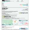 editable template, Slovenia hotel booking confirmation Word and PDF template, 2 pages
