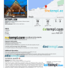 editable template, Solomon Islands hotel booking confirmation Word and PDF template, 2 pages