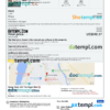editable template, Sudan hotel booking confirmation Word and PDF template, 2 pages