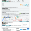 editable template, Brazil hotel booking confirmation Word and PDF template, 2 pages