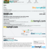 editable template, Trinidad and Tobago hotel booking confirmation Word and PDF template, 2 pages