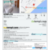editable template, Turkey hotel booking confirmation Word and PDF template, 2 pages