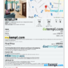 editable template, Ukraine hotel booking confirmation Word and PDF template, 2 pages