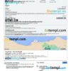 editable template, Yemen hotel booking confirmation Word and PDF template, 2 pages
