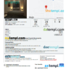 editable template, Zambia hotel booking confirmation Word and PDF template, 2 pages
