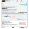 editable template, Indonesia hotel booking confirmation Word and PDF template, 2 pages