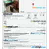 editable template, Central African Republic hotel booking confirmation Word and PDF template, 2 pages