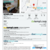 editable template, Côte d'Ivoire hotel booking confirmation Word and PDF template, 2 pages