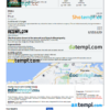 editable template, Cuba hotel booking confirmation Word and PDF template, 2 pages