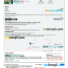 editable template, Eritea hotel booking confirmation Word and PDF template, 2 pages