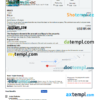 editable template, Grenada hotel booking confirmation Word and PDF template, 2 pages