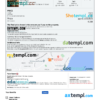 editable template, Guinea-Bissau hotel booking confirmation Word and PDF template, 2 pages