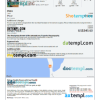 editable template, Jamaica hotel booking confirmation Word and PDF template, 2 pages