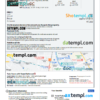 editable template, Japan hotel booking confirmation Word and PDF template, 2 pages