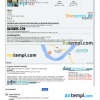 editable template, Laos hotel booking confirmation Word and PDF template, 2 pages