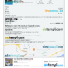 editable template, Austria hotel booking confirmation Word and PDF template, 2 pages