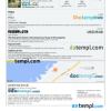 editable template, Lebanon hotel booking confirmation Word and PDF template, 2 pages