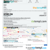 editable template, Libya hotel booking confirmation Word and PDF template, 2 pages