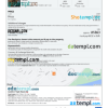 editable template, Lithuania hotel booking confirmation Word and PDF template, 2 pages