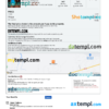 editable template, Madagascar hotel booking confirmation Word and PDF template, 2 pages