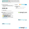 editable template, Bangladesh hotel booking confirmation Word and PDF template, 2 pages - Image 2