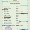editable template, Antigua and Barbuda birth certificate PSD template, completely editable