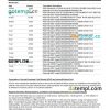 editable template, Australia BECU bank statement easy to fill template in Excel and PDF format, 2 pages - Image 2