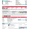 editable template, Australia Heritage bank statement easy to fill template in Excel and PDF format, 2 pages