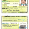editable template, BRAZIL identity card PSD template, with fonts