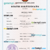 editable template, Belarus birth certificate PSD template, completely editable