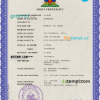 editable template, Haiti death certificate PSD template, completely editable