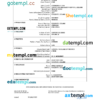 editable template, Iceland vital record death certificate Word and PDF template