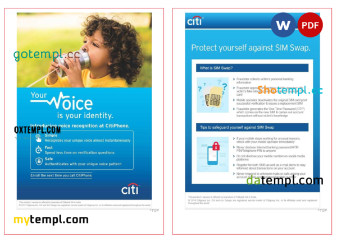 editable template, India Indian Oil utility bill template in Word and PDF format, 6 pages - Image 3