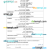 editable template, India death certificate Word and PDF template, completely editable