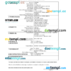 editable template, Liberia death certificate Word and PDF template, completely editable