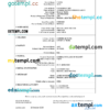 editable template, Liechtenstein vital record death certificate Word and PDF template