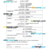 editable template, Malaysia death certificate Word and PDF template, completely editable