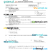 editable template, Malta death certificate Word and PDF template, completely editable