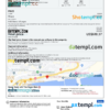 editable template, Monaco hotel booking confirmation Word and PDF template, 2 pages