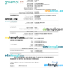 editable template, Myanmar death certificate Word and PDF template, completely editable
