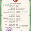 editable template, North Korea death certificate PSD template, completely editable