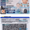 Guatemala driver license PSD template