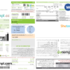 editable template, Pakistan KE Electricity bill template in Word and PDF format, 2 pages