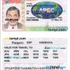 editable template, SINGAPORE business travel card PSD template
