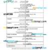 editable template, Spain death certificate Word and PDF template, completely editable