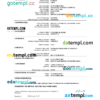 editable template, Singapore vital record death certificate Word and PDF template