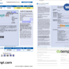 editable template, USA Time Warner Cabel utility bill, Word and PDF template, 3 pages