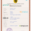 editable template, # horizon vital record death certificate universal PSD template