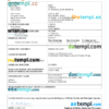 editable template, Uganda vital record death certificate Word and PDF template